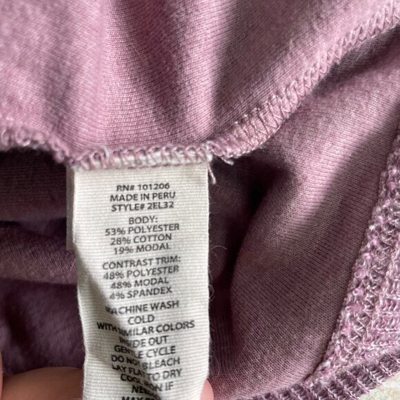 Soft Surroundings Womens Zip Up‎ Sweatshirt Size Large Knit Stretch Modal - Picture 5 of 5